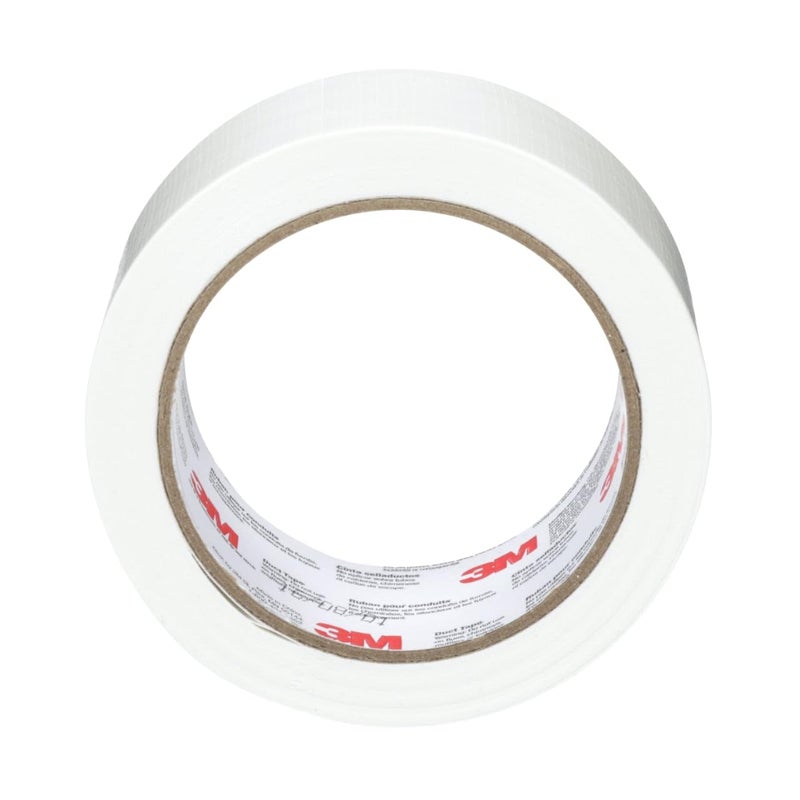 3M Multi-Use Colored Duct Tape, White with Strong Adhesive and Water-Resistant Backing, Multi-Surface 3M Duct Tape for Indoor and Outdoor Use, 1.88 Inches x 20 Yards, 1 Roll (3920-WH) - Image 2